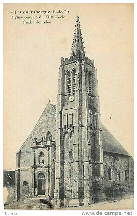 Pas-de-Calais : R 62 553 : Fauquembergues  -  Eglise - Fauquembergues