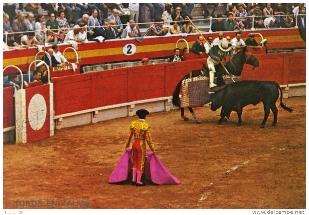 TOROS EN PALMA - TBE, Carte Neuve, 2 Scans - Corrida