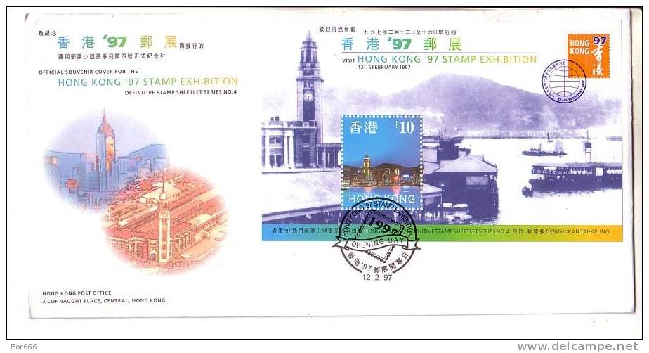 GOOD HONG KONG FDC 1997 - Stamps Exhibition - FDC