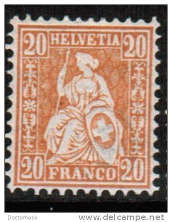 SWITZERLAND   Scott #  64*  F-VF MINT LH - Neufs