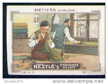 Image Chocolat Nestlé Métier Le Tailleur Série X # 3 Tailor - Nestlé