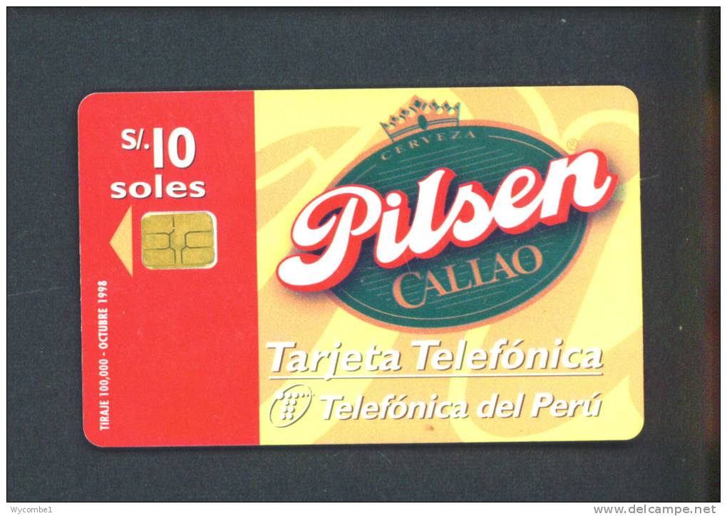 PERU  -  Chip Phonecard As Scan - Pérou