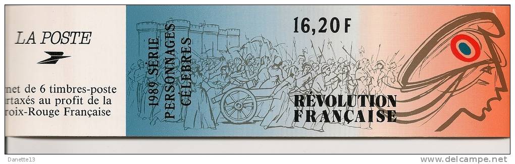 YVERT ET TELLIER - 1989 - N° BC2570 - PERSONNAGES CELEBRES - REVOLUTION FRANCAISE - Commémoratifs