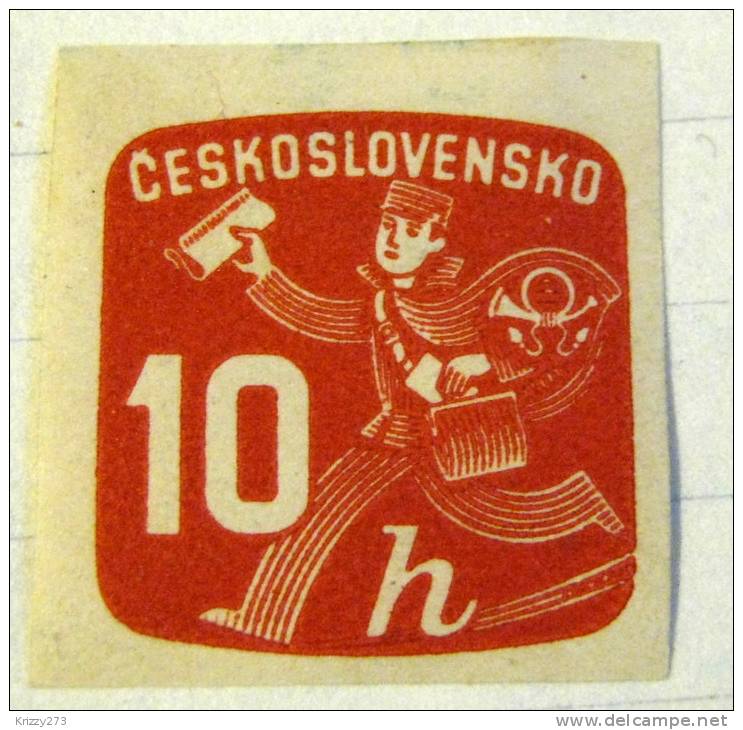 Czechoslovakia 1946 Newspaper Stamp 10h - Mint Hinged - Sellos Para Periódicos