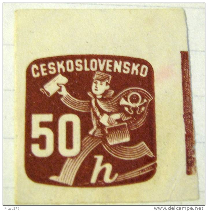 Czechoslovakia 1946 Newspaper Stamp 40h - Mint Hinged - Newspaper Stamps