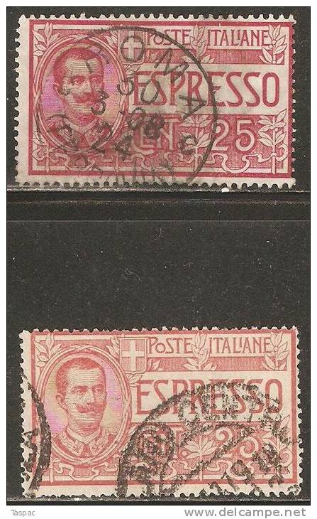 Italy 1903 Mi# 85 Used - Color Var. - Exprespost