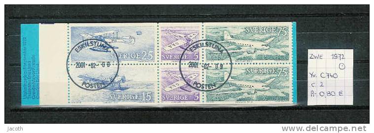 Zweden 1972 - Yv. C740 Michel MH 34 Gest./obl./used - 1951-80