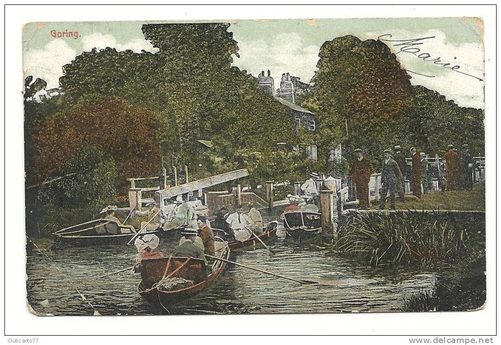 Goring (Royaume-Uni) : Le Port Des Barques Pour La Promenade En 1910 (animée) - Sonstige & Ohne Zuordnung