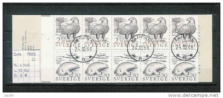 Zweden 1988 - Yv. C1455 Michel MH 130 Gest./obl./used - 1981-..