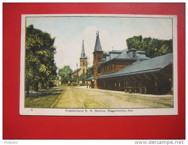- Maryland > Hagerstown-- Cumberland R.R. Station Vintage Border    ===  ===  = Ref 330 - Hagerstown
