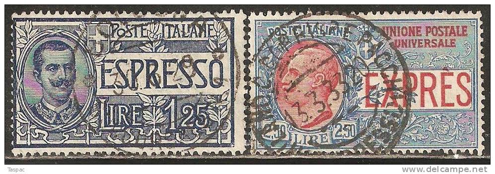 Italy 1926 Mi# 247-248 Used - Exprespost