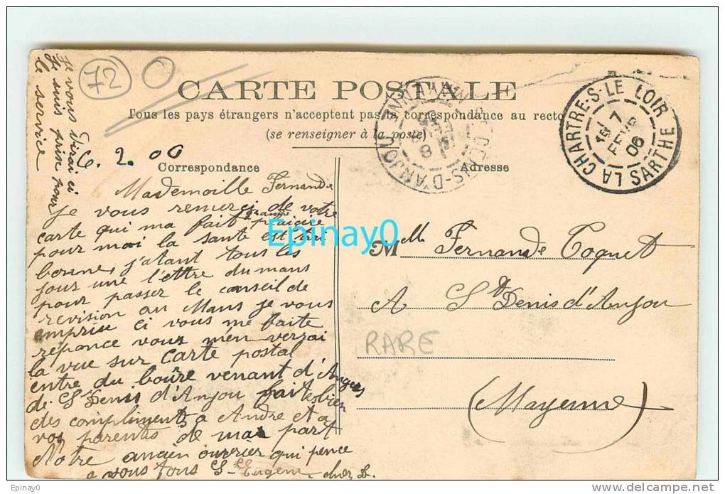 Br - 72 - LA CHARTRE SUR LOIR - Hippodrome - Course Hippique - édition Cocu - Autres & Non Classés