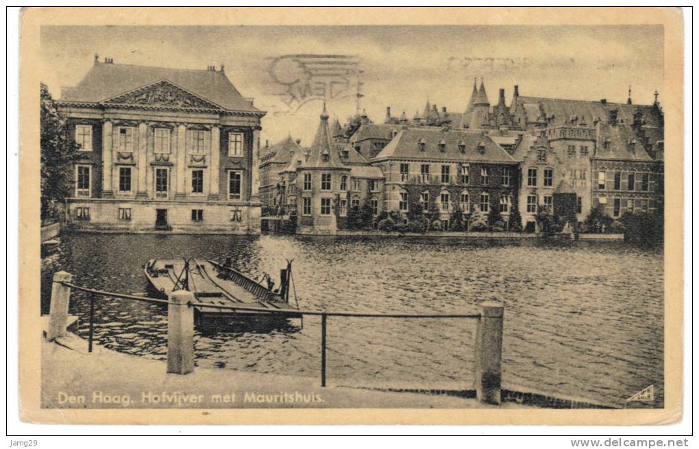 Nederland/Holland, Den Haag, Hofvijver Met Mauritshuis, 1941 - Den Haag ('s-Gravenhage)