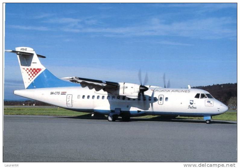 (avi 76) - Avion - Airplane - Alania ATR 42-300 - Croatia Airlines - 1946-....: Modern Era