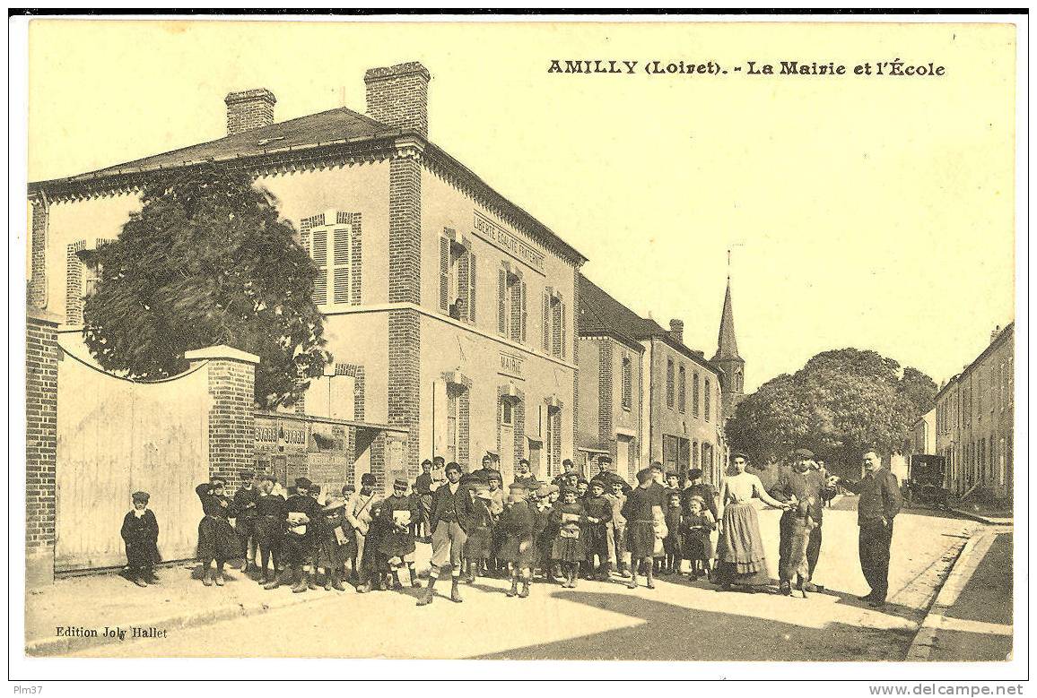 AMILLY - La Mairie Et L'Ecole - Amilly