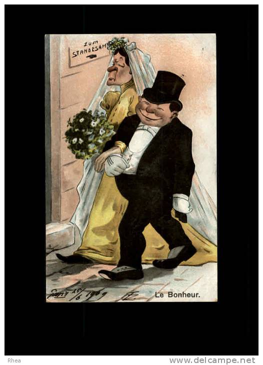 ILLUSTRATEURS - TRES JOLIE SERIE DE 6 CARTES POSTALES De COUPLES - 1900-1949