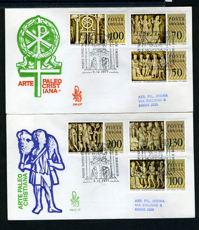 1977 - VATICANO - VATIKAN - VATICAN - VATICAAN - Unif.  626/31 - F.D.C. - Covers & Documents
