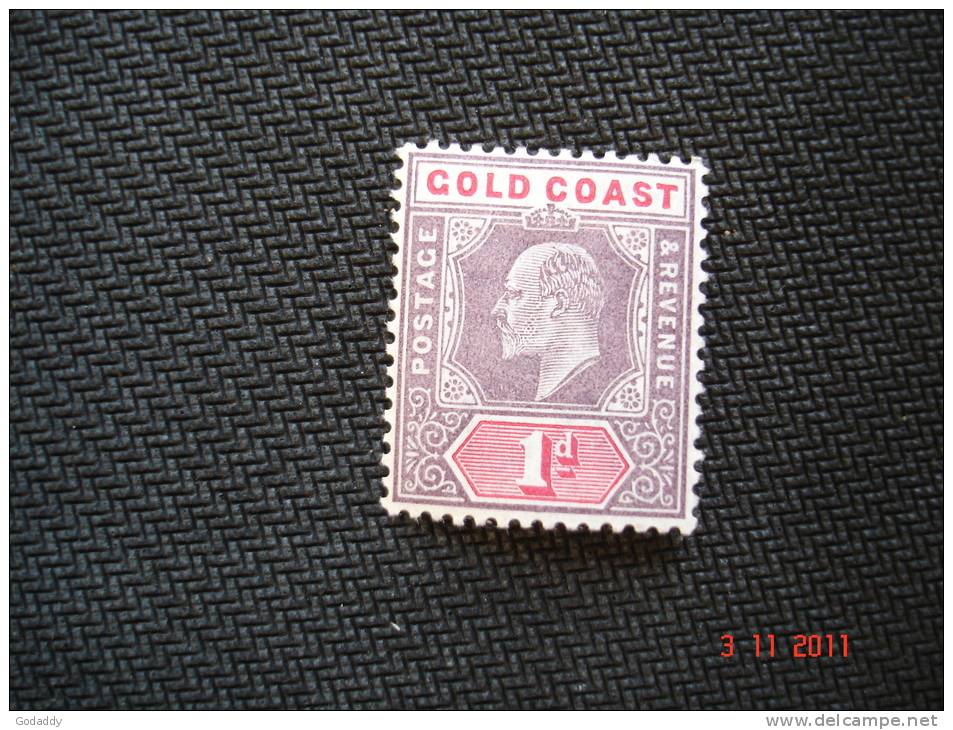 Gold Coast 1902 K.Edward VII   1/2d  SG39   MH - Goudkust (...-1957)