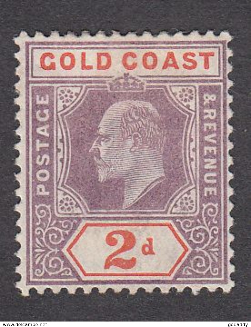 Gold Coast 1902 K.Edward VII   2d   SG40   MH - Côte D'Or (...-1957)