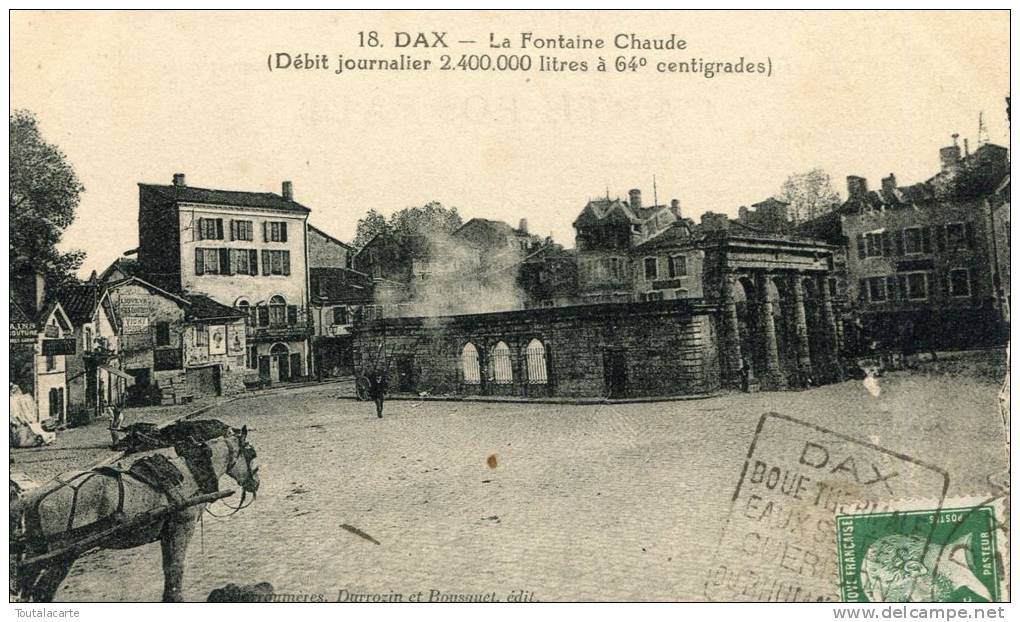 CPA 40 DAX LA FONTAINE CHAUDE - Dax