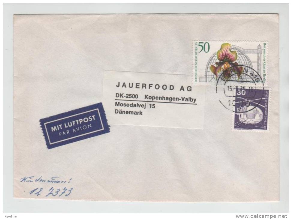 Germany Berlin Cover Sent To Denmark Berlin 15-8-1979 - Briefe U. Dokumente