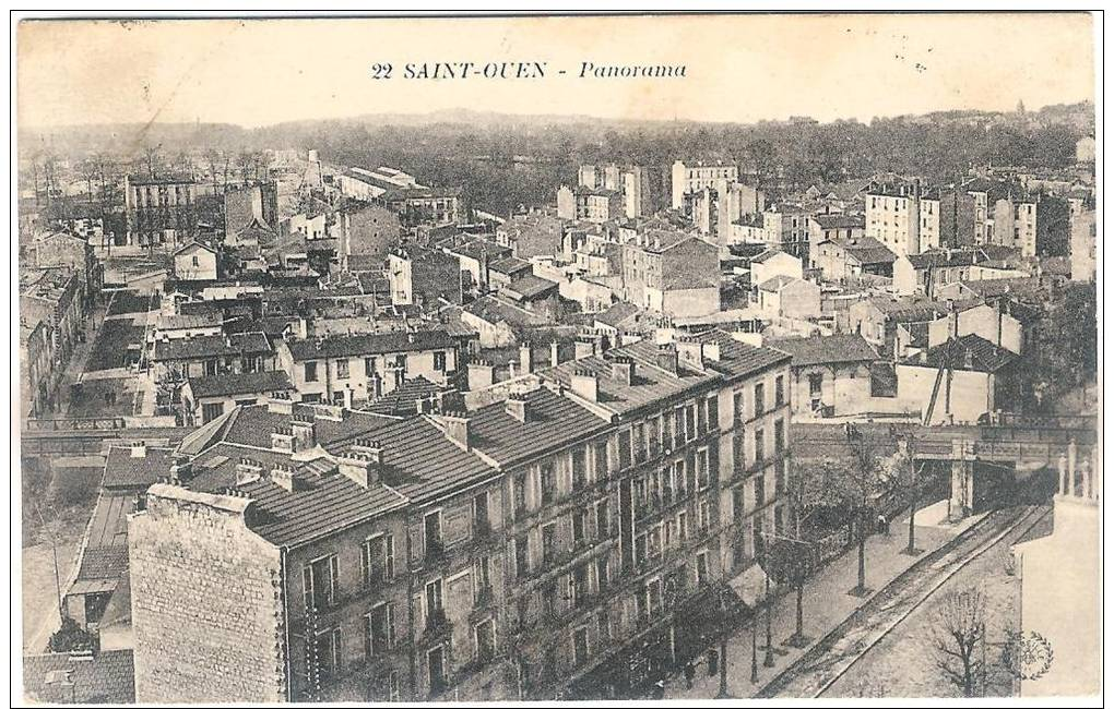 Cpa 93 SAINT-OUEN    Panorama - Saint Ouen