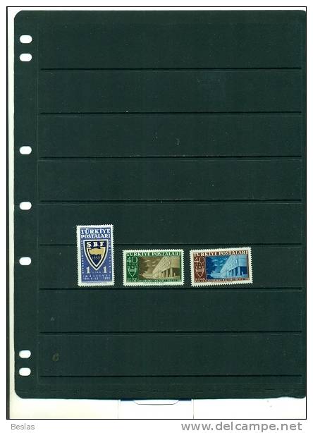 TURQUIE 100 FACULTE DES SCIENCES POLITIQUES 3 VAL NEUFS - Unused Stamps