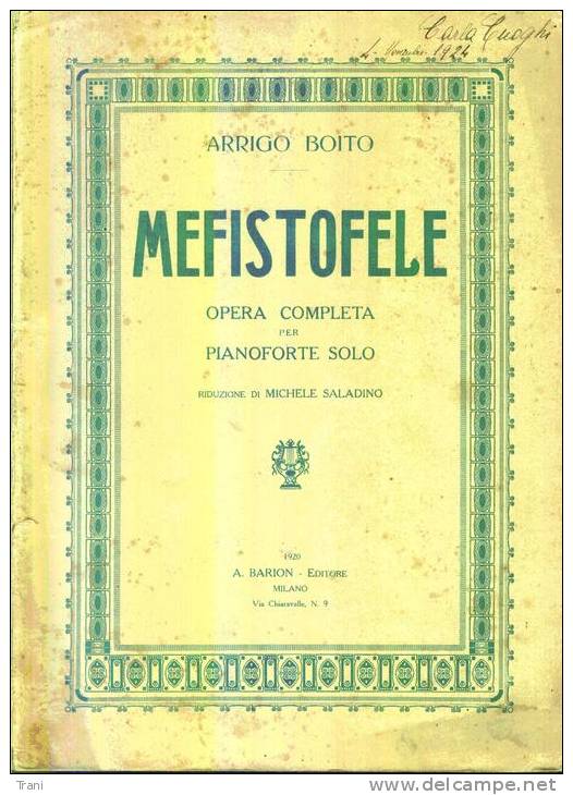 MEFISTOFELE - Instruments à Clavier