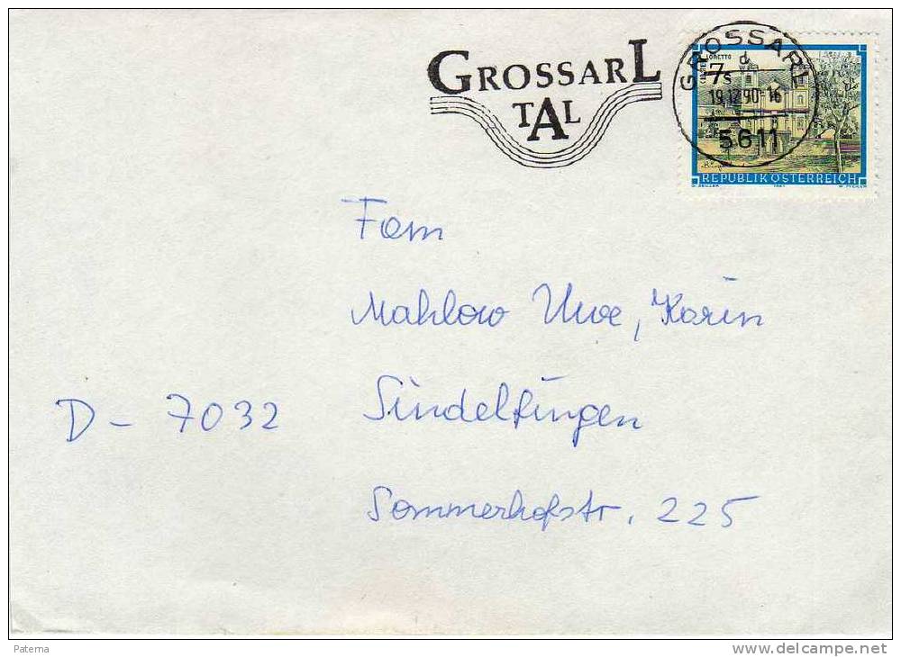 3352   Carta ,Grossarl  Tal, 1990, Austria   , Cover - Covers & Documents