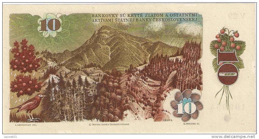 Czechoslovakia 10 Korun 1986. AUNC/UNC - Tchécoslovaquie