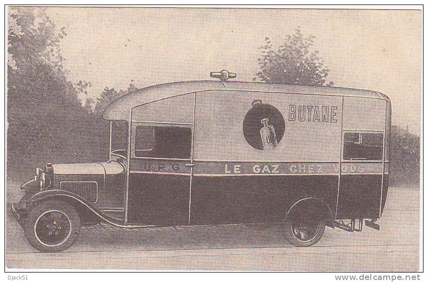 Sté U.R.G. "LE GAZ BUTANE" - Une Voiture De Démontration. Années 30 - Transporter & LKW