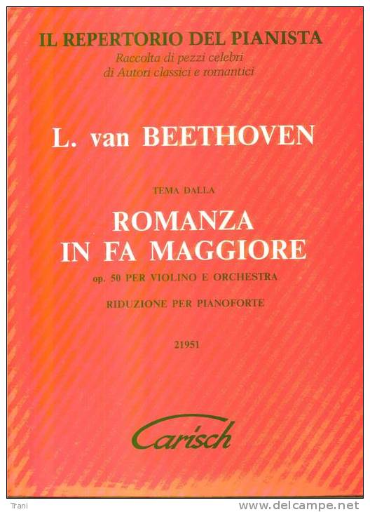 ROMANZA IN FA MAGGIORE Di L. Van Beethoven - Instruments à Clavier