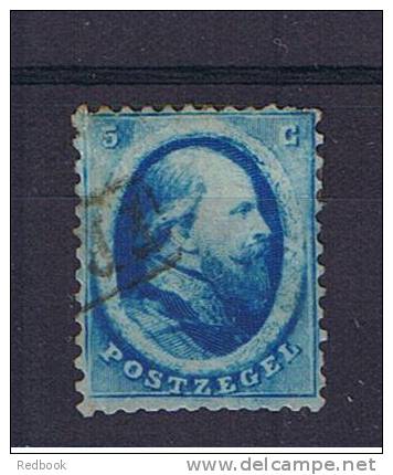 RB 789 - Netherlands 1864 5c Blue Perf  SG 8 - Fine Used Stamp - Autres & Non Classés