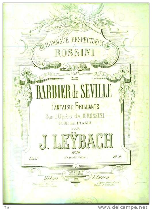 BARBIER DE SEVILLE - Opern