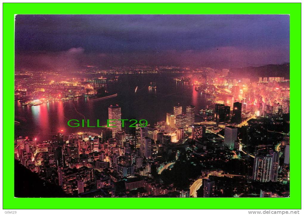 HONG KONG, CHINA - THE CITY AT NIGHT - - Chine (Hong Kong)