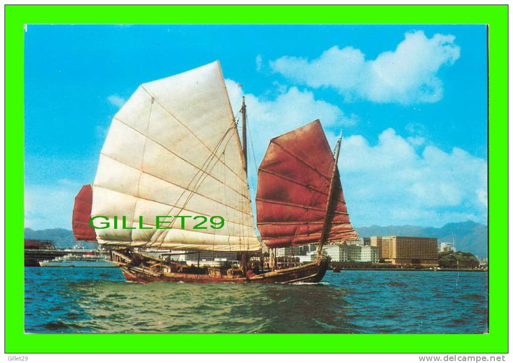 HONG KONG, CHINA - CHINESE JUNK - - Chine (Hong Kong)