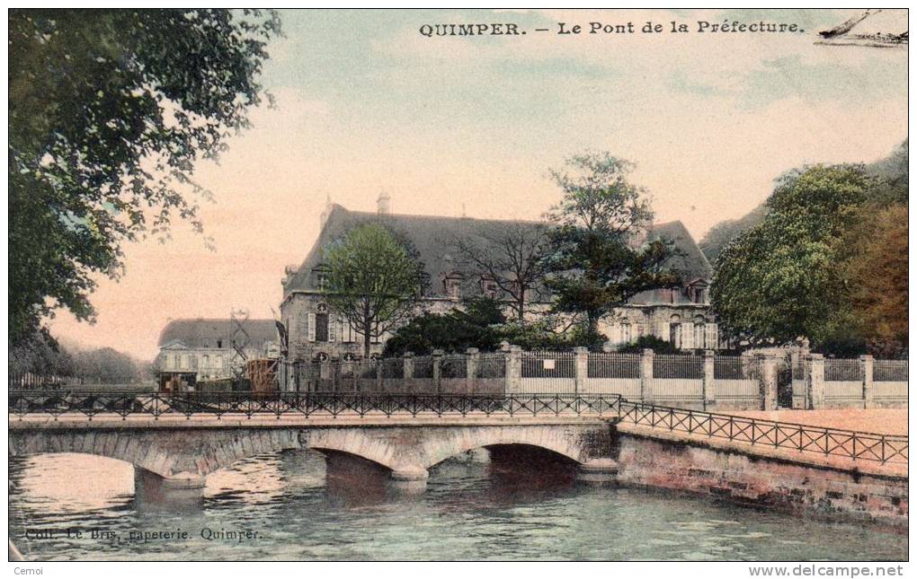 CPA  Colorisée - QUIMPER (29) - Le Pont De La Préfecture - Quimper