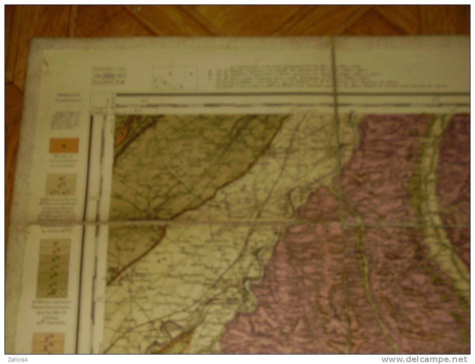 Pamiers  -    242 - Echelle Métrique  1/80000 En Lieues - Juin 1908   -  915 X 635  -  Toilée - - Topographical Maps