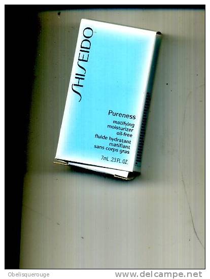 PARFUM BOITE VIDE SHISEIDO FLUIDE - Perfume Samples (testers)
