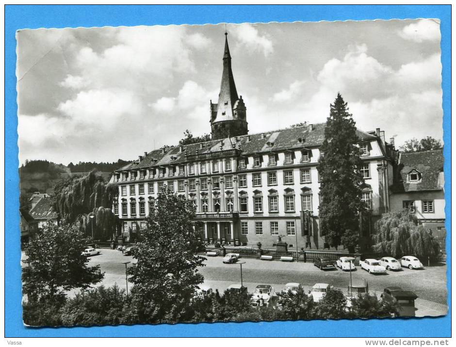 Schloss Erbach Im Odenwald Mit Sienen Weltberühmten Sammlungen. Voitures Cars.allemagne - Odenwald