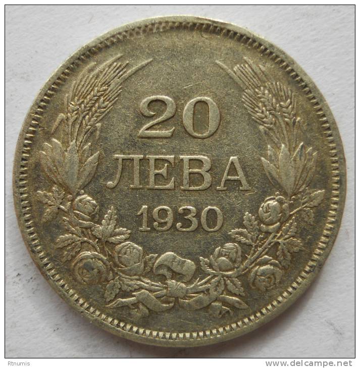 Bulgarie 20 Leva 1930 Km 41 - Bulgarije