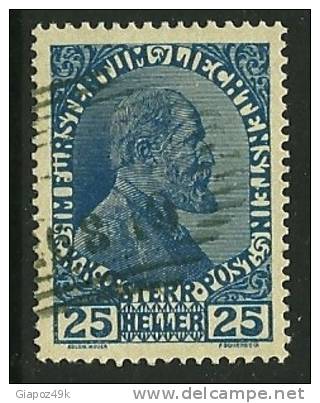 ● LIECHTENSTEIN 1917 / 18 - PRINCIPE - N. 9 Usato - Cat. ? € - Lotto 425 - Gebraucht