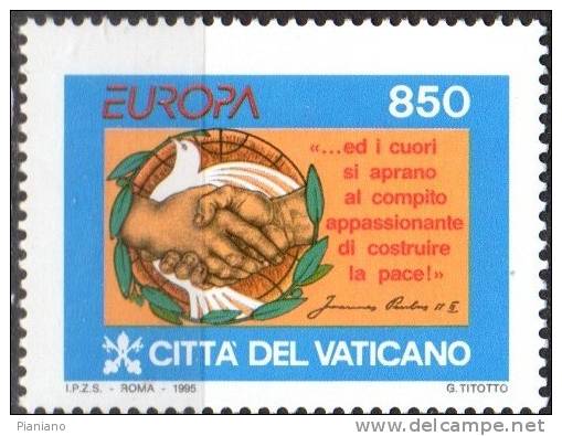 PIA  -  VATICANO  -  1995  : EUROPA  (Yv  1036-37  ) - 1995
