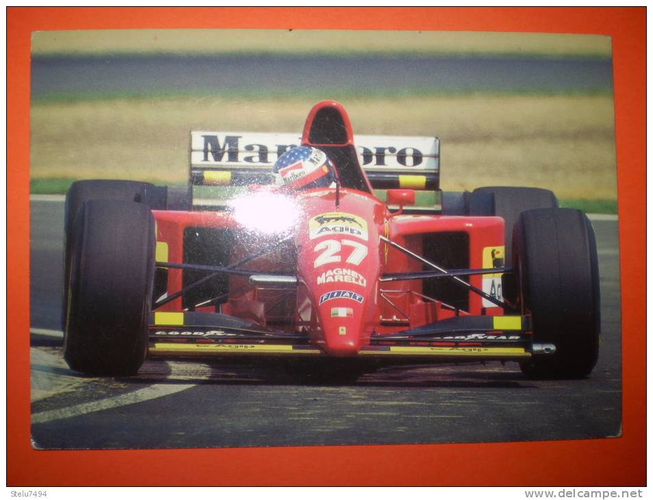 Automobilismo Jean Alesi Ferrari Non Viaggiata - Personalità Sportive