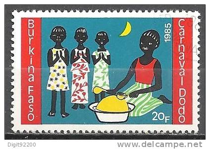 1 W Valeur Oblitérée, Used - BURKINA FASO * 1985 - N° 1004-48 - Burkina Faso (1984-...)