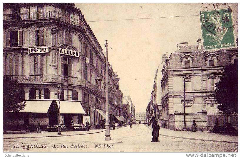 CPA.France.Maine Et Loire.49.Angers... Rue D'Alsace - Angers