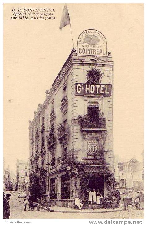 CPA.France.Maine Et Loire.49.Angers...Hotel  Continental Rue St Julien .Publicité Cointreau - Angers