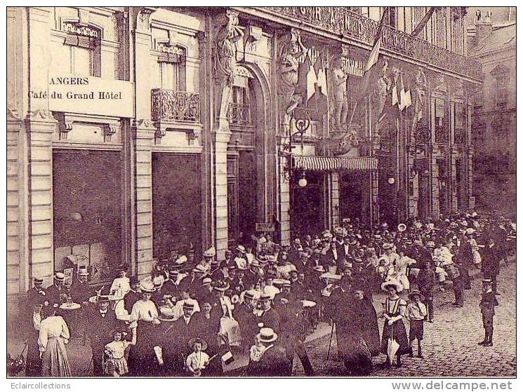 CPA.France.Maine Et Loire.49.Angers..Café Du Grand Hotel   (devenu: Les Nouvelle Galeries) - Angers