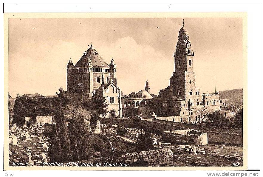 ISRAEL - Jérusalem. Dormition Of The Virgin On Mount Sion. - Israel