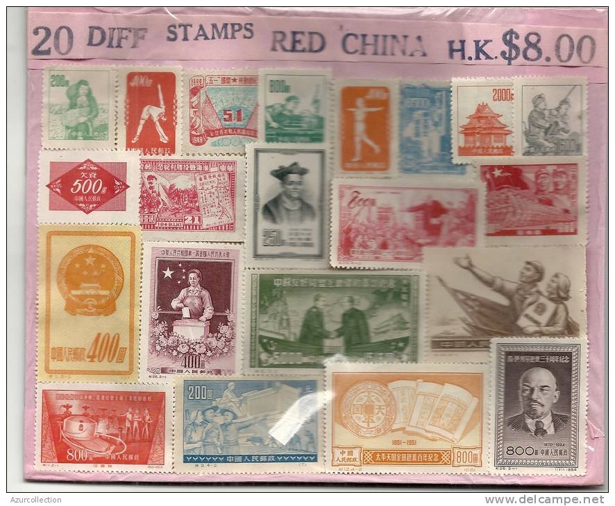 ANCIENNE POCHETTE TIMBRES RED CHINA - Ungebraucht